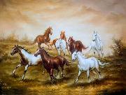 unknow artist, Horses 011